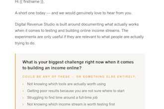 write a conversion focused email newsletter for your small business