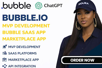 build bubble mvp, bubble saas, bubble marketplace as no code bubble io developer