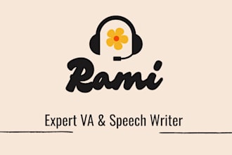 be your virtual assistant and speech writer