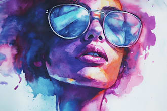 paint a watercolor illustration