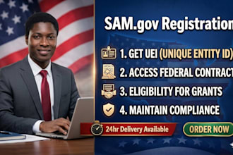 register sam gov, get uel, cage code, naics code, optimize for federal contract