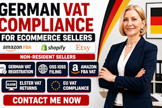 handle german vat compliance ecommerce tax forms amazon fba and oss ioss filing