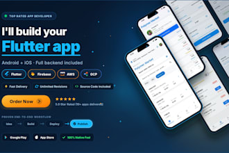 do android, ios and flutter mobile app development as app developer
