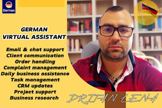 be your german virtual assistant for admin and support tasks