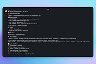 build your ai assistant for scheduling and priorities