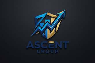 design a professional and modern financial trading logo