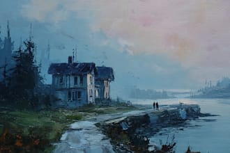 paint a beautiful custom oil painting for you
