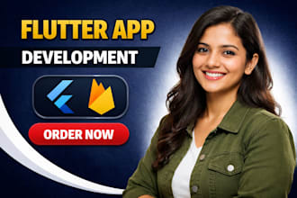 develop a flutter app with firebase backend and real time database