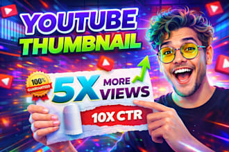 create viral youtube thumbnails with high ctr and more views