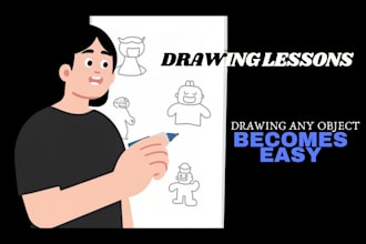 teach you how to draw and sketch anything of your choice
