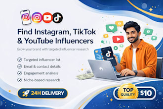 do instagram influencer research and lead generation