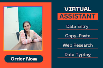 do accurate and fast data entry, copy paste, excel work