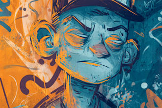 design graffiti logo with street art inspiration