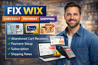 fix wix abandoned cart recovery subscription payment shipping rate configuration