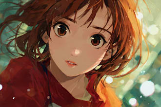 draw beautiful anime art illustration