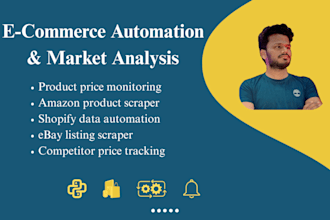 build ecommerce automations, and market analysis