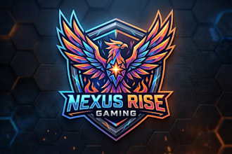 design a cool and unique gamer logo for your brand