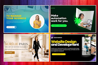 design creative shopify and wordpress website and ad banners