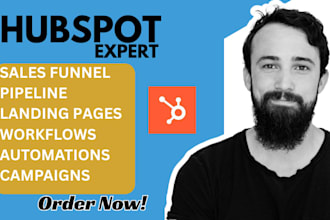 do hubspot CRM setup automation workflows sales funnels and marketing