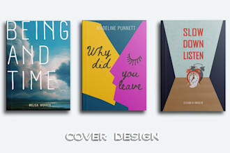 typographic minimalist uniqe covers novels and poetry cover
