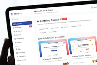 design modern UI UX for website