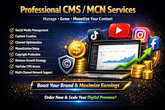 guide you on youtube cms and mcn eligibility