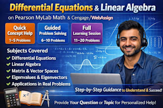 guide you through differential equations and linear algebra on pearson