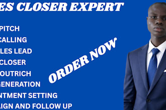 be your professional sales closer and convert leads