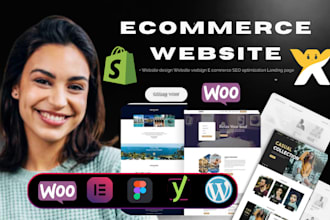 create an ecommerce website, online webshop,  woocommerce website, online store
