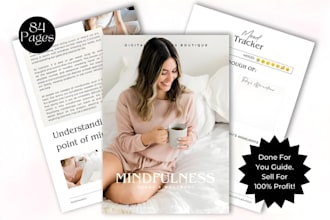 design canva ebook, workbook, worksheet for wellness and fitness coaches