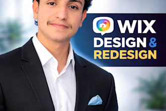 design or redesign a professional wix website