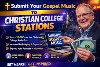submit and promote your song to 10k top christian radio stations worldwide