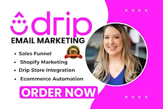 setup drip ecommerce automation drip email campaign email marketing