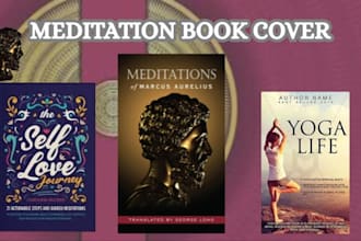 design yoga ebook book cover mindfulness meditation design gym book cover