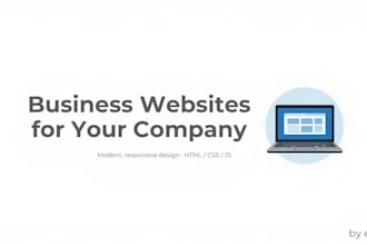 design and build a modern website for your local business