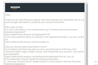 reinstate your amazon suspended account with  poa