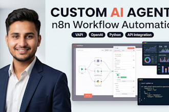build custom ai agents and n8n automation