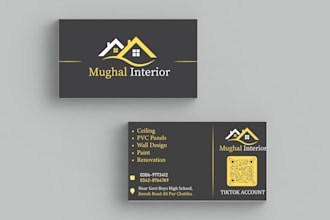 create professional business card design