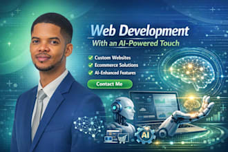 develop a custom mern stack website with ai features and impactful design