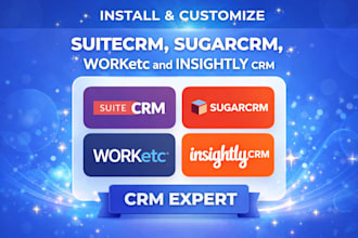 install customize and automate suitecrm sugar crm worketc and insightly crm