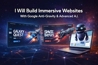 build immersive website with google anti gravity, claude code, kimi, lovable dev