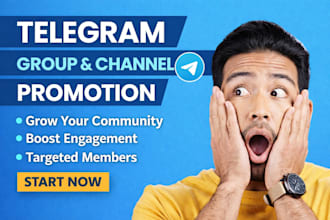 do organic telegram promotion for telegram channel and group growth