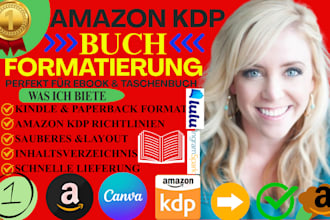 formatiere dein buch professionell fuer amazon KDP ebook und taschenbuch