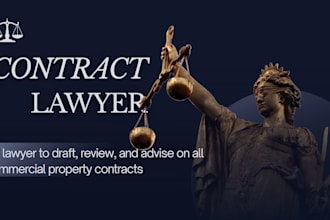 be a UK lawyer to draft, review, and advise commercial property contract