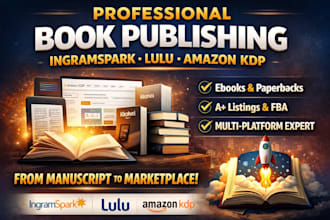 publish your book on ingramspark lulu amazon KDP