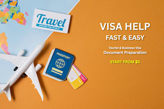 help with visa application and travel planning