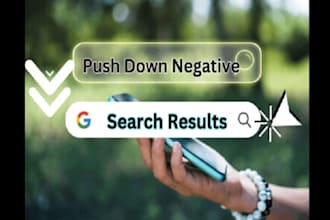 push down small business negative google info, fix brand reputation online