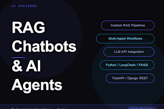 create ai agents and chatbot with rag pipeline and mcps