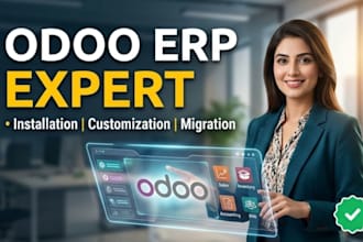 setup, customize and develop odoo erp for your business needs