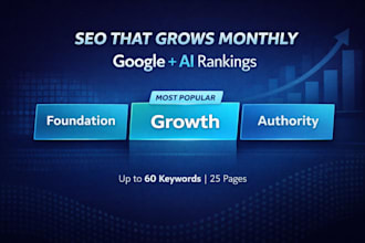 optimize monthly SEO for google rankings and ai visibility